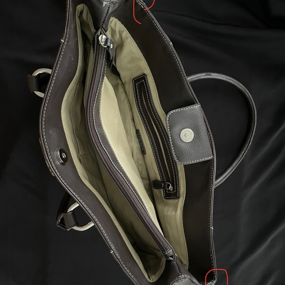 Authentic Dkny Monogram Pattern Purse - image 6